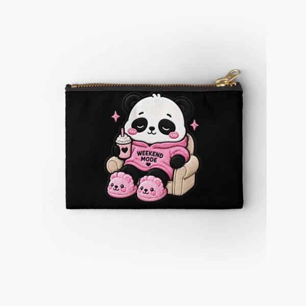 Item preview, Weekend Panda Embroidery Patch Cute Kawaii designed and sold by ColorSplash123.