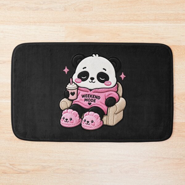 Item preview, Weekend Panda Embroidery Patch Cute Kawaii designed and sold by ColorSplash123.