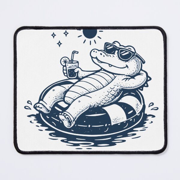 Item preview, Chill Crocodile Pool Float designed and sold by SamLasterXoXo.