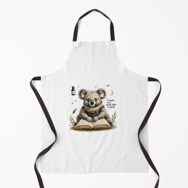 Item preview, I Wander But Always Return Vintage Koala Dark Academia Bookish designed and sold by AQUILAKREO.