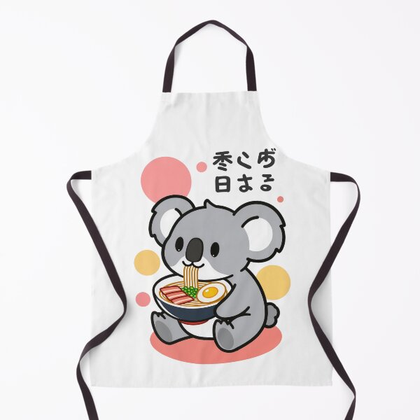 Item preview, Kawaii Koala Enjoying Ramen Bowl - Delicious Noodles designed and sold by ArtiQreate.