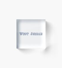 West Jordan Acrylic Block
