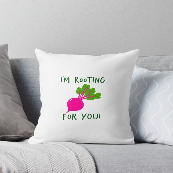 Item preview, I’m Rooting For You Cute Beet Pun | Positive Encouragement Veggie Illustration for Uplifting Vibes designed and sold by Bright Nest Studio.