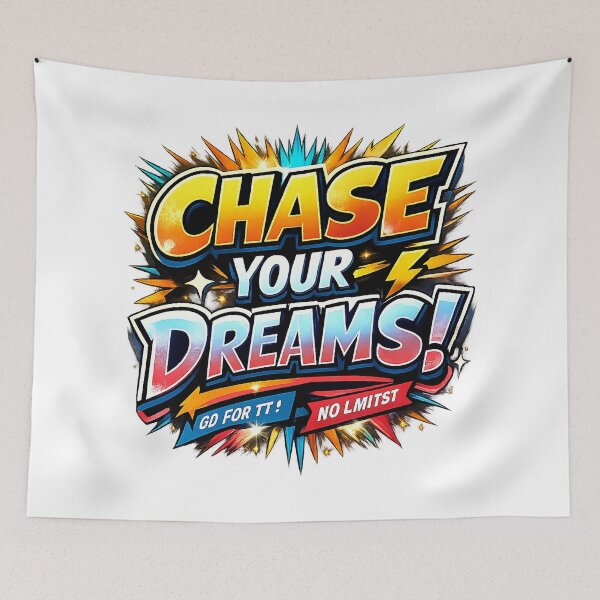 Item preview, Chase your dreams! designed and sold by MagicTeeVibeArt.