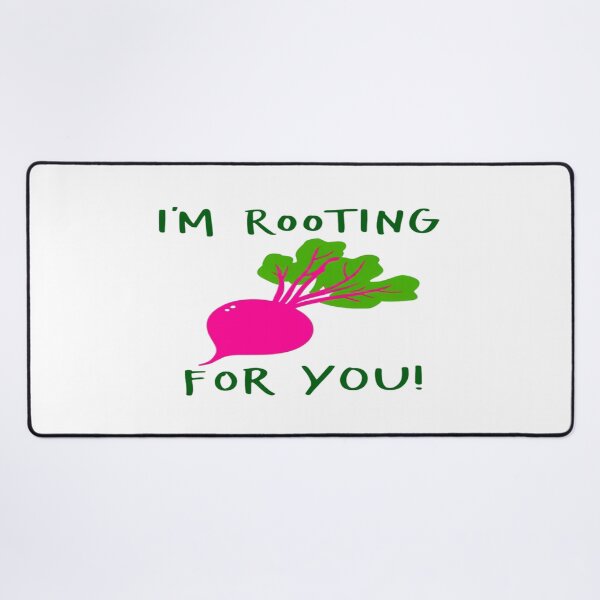 Item preview, I’m Rooting For You Cute Beet Pun | Positive Encouragement Veggie Illustration for Uplifting Vibes designed and sold by Bright Nest Studio.