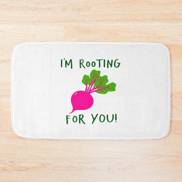 Item preview, I’m Rooting For You Cute Beet Pun | Positive Encouragement Veggie Illustration for Uplifting Vibes designed and sold by Bright Nest Studio.