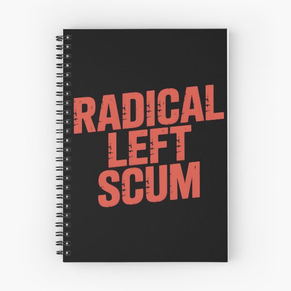 Item preview, Radical Left Scum Bold Political Statement Streetwear Typography Design designed and sold by SkymarArt.