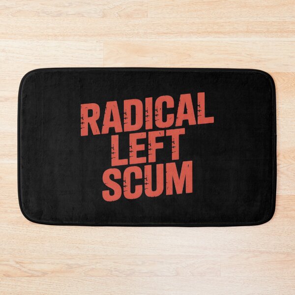 Item preview, Radical Left Scum Bold Political Statement Streetwear Typography Design designed and sold by SkymarArt.