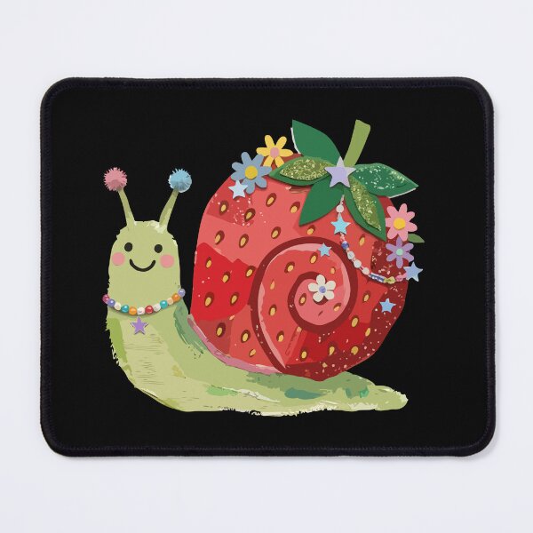 Item preview, Whimsical Berry-Shelled Gastropod designed and sold by Emegan Print Art.