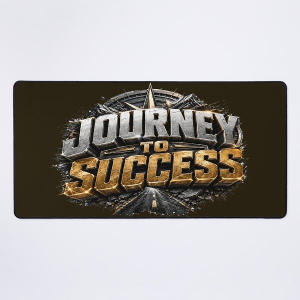 Item preview, Journey to Success Process Over Destination Motivational Typography designed and sold by Bamimu Merch.