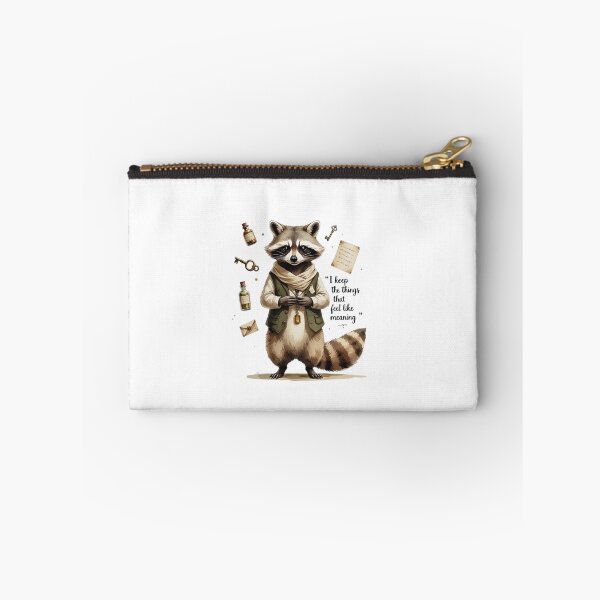 Item preview, I Keep Things That Feel Like Meaning Vintage Raccoon Dark Academia designed and sold by AQUILAKREO.