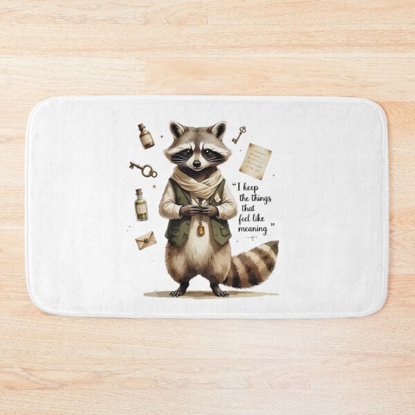 Item preview, I Keep Things That Feel Like Meaning Vintage Raccoon Dark Academia designed and sold by AQUILAKREO.