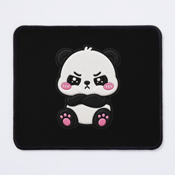 Item preview, Mini Angry Panda Embroidery Patch Cute Kawaii designed and sold by ColorSplash123.
