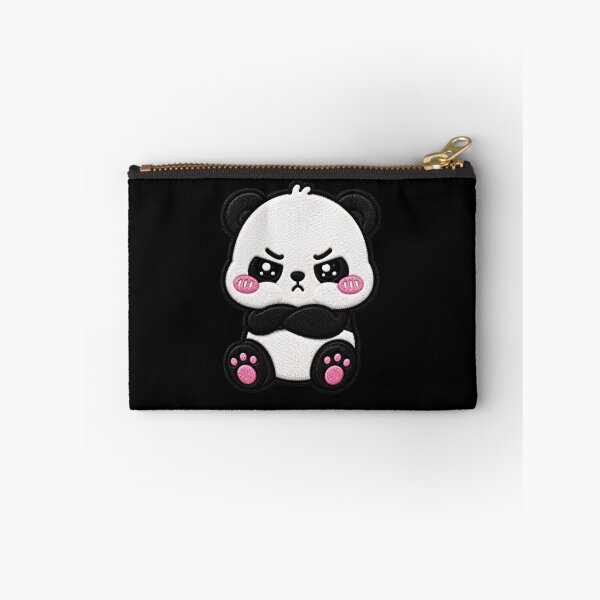 Item preview, Mini Angry Panda Embroidery Patch Cute Kawaii designed and sold by ColorSplash123.