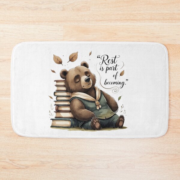 Item preview, Rest Is Part Of Becoming Vintage Bear Dark Academia Bookish designed and sold by AQUILAKREO.
