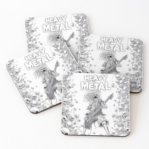 Item preview, Zombie Metal II - White edition - T shirt Music Collection  designed and sold by SubliHardDraws.