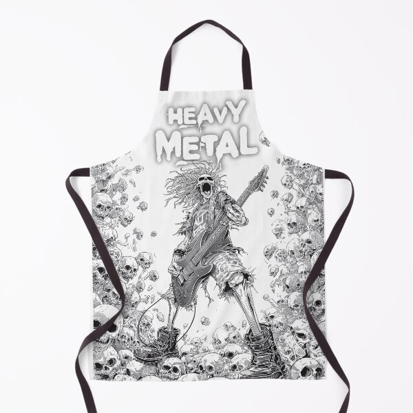 Item preview, Zombie Metal II - White edition - T shirt Music Collection  designed and sold by SubliHardDraws.