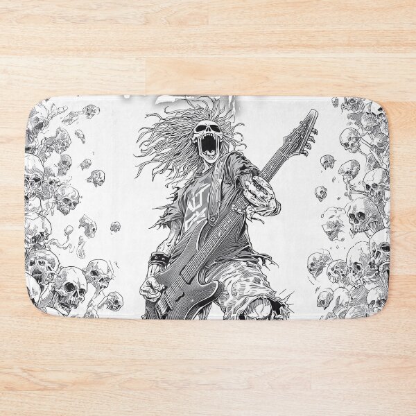 Item preview, Zombie Metal II - White edition - T shirt Music Collection  designed and sold by SubliHardDraws.