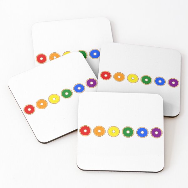 Item preview, Gay Pixel Pride Donuts designed and sold by Lilac-Cat.