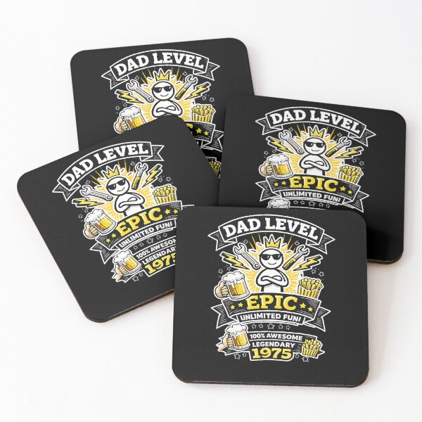 Item preview, Dad Level Epic – Funny Father’s Day T-Shirt Design designed and sold by KielArt.