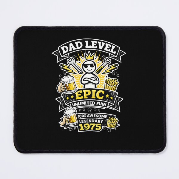 Item preview, Dad Level Epic – Funny Father’s Day T-Shirt Design designed and sold by KielArt.