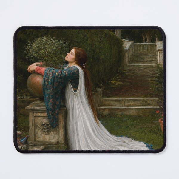 Item preview, Pre Raphaelite Garden Portrait Painting for Romantic Art Lovers designed and sold by RickE.
