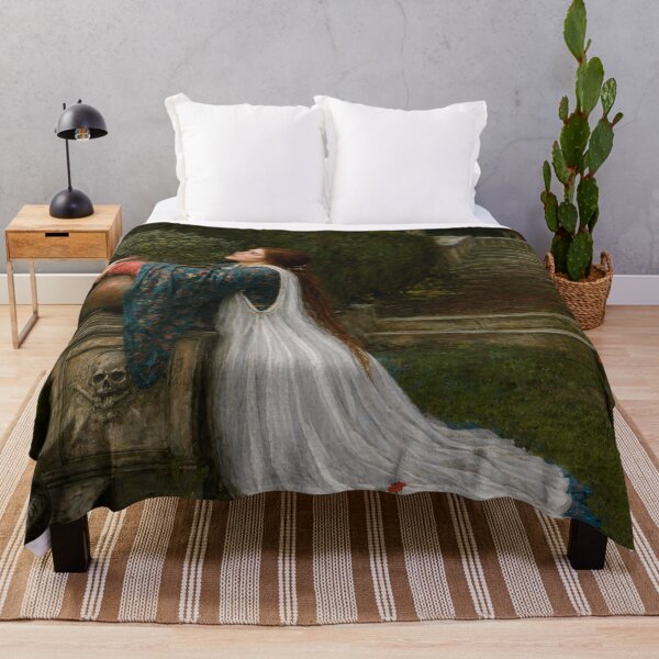 Item preview, Pre Raphaelite Garden Portrait Painting for Romantic Art Lovers designed and sold by RickE.