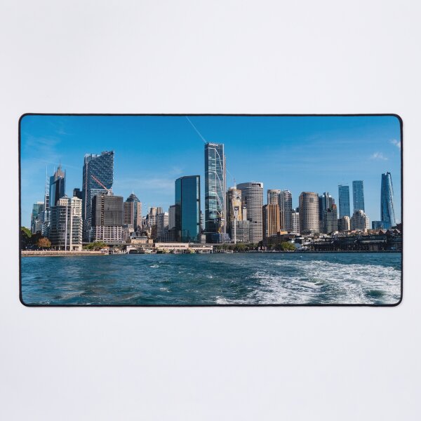 Item preview, Leaving Circular Quay - Sydney Harbour | Iconic Ferry Perspective Art designed and sold by Ross.A.Campbell.