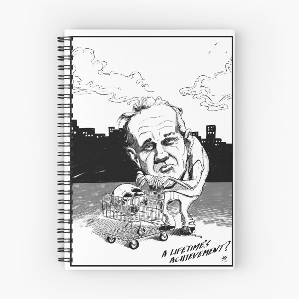Item preview, Man pushing a shopping trolley designed and sold by The Dark Hen.