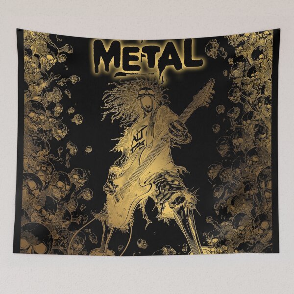 Item preview, Zombie Metal II - Black edition - T shirt Music Collection  designed and sold by SubliHardDraws.