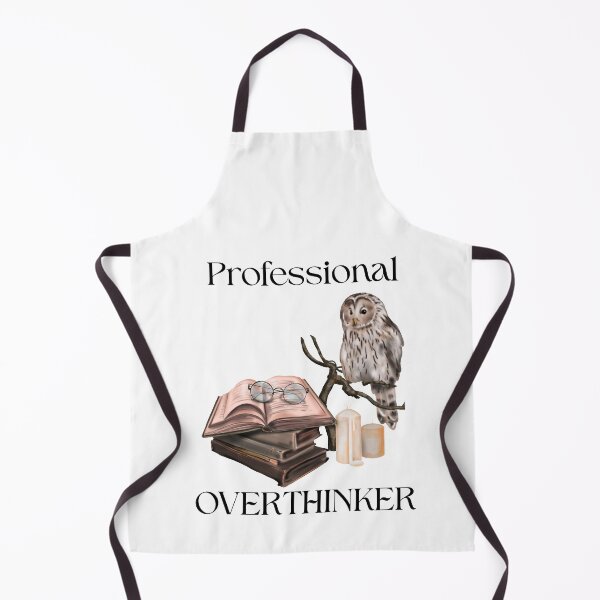 Item preview, Professional Overthinker Owl Logo designed and sold by logowannawear.