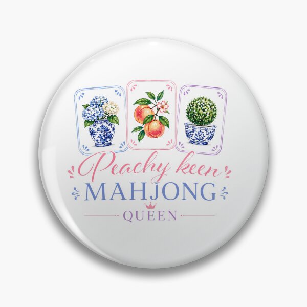 Artikelvorschau, Mahjong-Königin entworfen und verkauft von The Sassy Print.