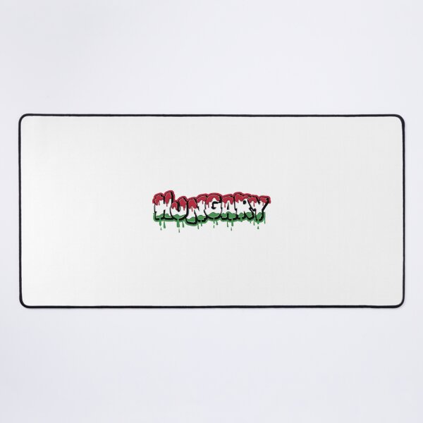 Item preview, Hungary Dripping Flag Colors – Modern Magyar Graffiti Text Design designed and sold by EmeraldeaDesign.