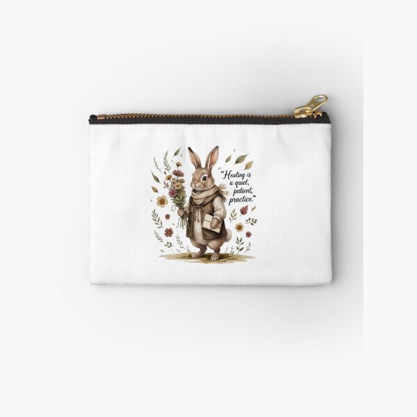 Item preview, Healing Is A Quiet Patient Practice Vintage Bunny Dark Academia designed and sold by AQUILAKREO.