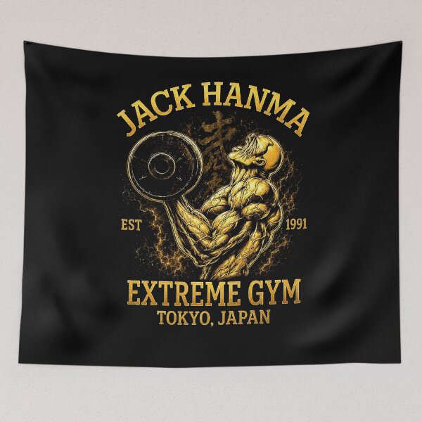 Item preview, Jack Hanma - Extreme Gym Tokyo, Japan designed and sold by thedarkfantasy.