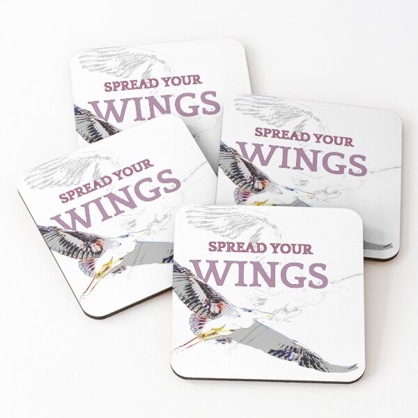 Item preview, Spread Your Wings – Flying Bird Art – Inspirational Wildlife Design designed and sold by ChiaraPagani.
