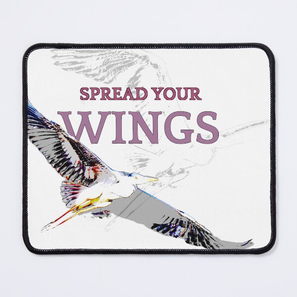 Item preview, Spread Your Wings – Flying Bird Art – Inspirational Wildlife Design designed and sold by ChiaraPagani.