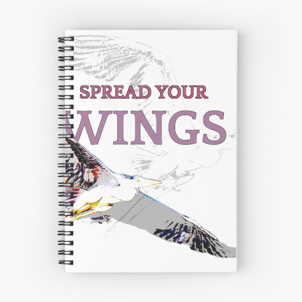 Item preview, Spread Your Wings – Flying Bird Art – Inspirational Wildlife Design designed and sold by ChiaraPagani.