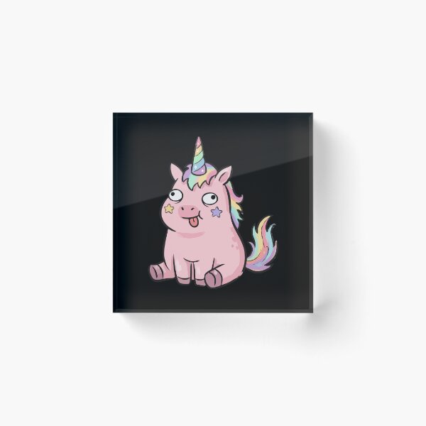 Item preview, Dorky Rose-Hued Mythical Equine designed and sold by Emegan Print Art.