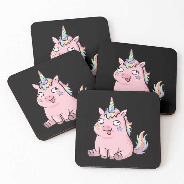 Item preview, Dorky Rose-Hued Mythical Equine designed and sold by Emegan Print Art.