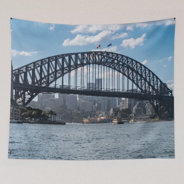 Item preview, Sydney Harbour Bridge - The Iron Epic | Iconic Australian Engineering Fine Art designed and sold by Ross.A.Campbell.