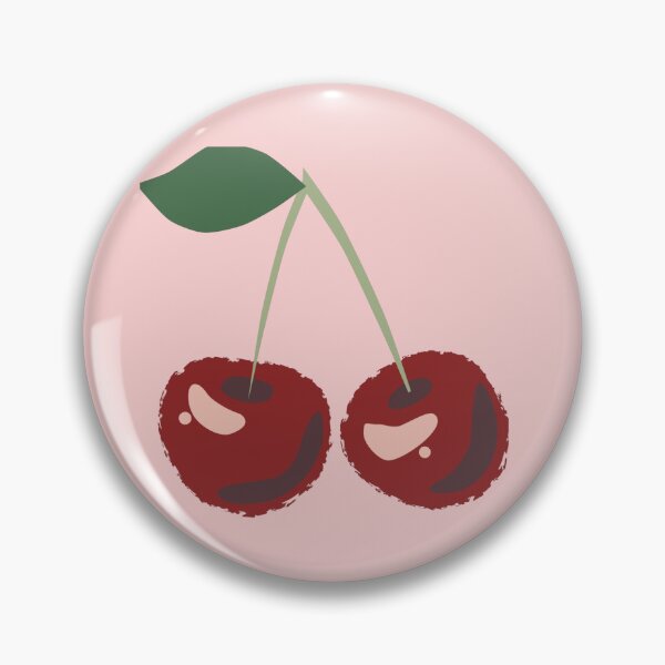 Item preview, Cute Cherry Illustration | Retro Fruit Aesthetic Minimal Graphic Design designed and sold by LunaVales.