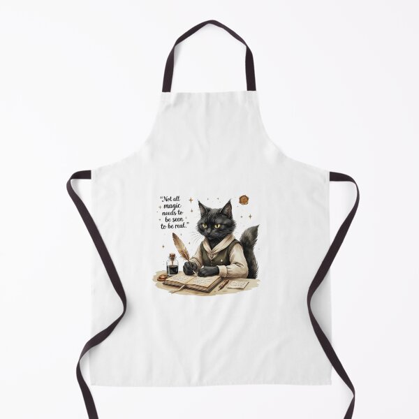 Item preview, Not All Magic Needs To Be Seen Vintage Black Cat Dark Academia designed and sold by AQUILAKREO.
