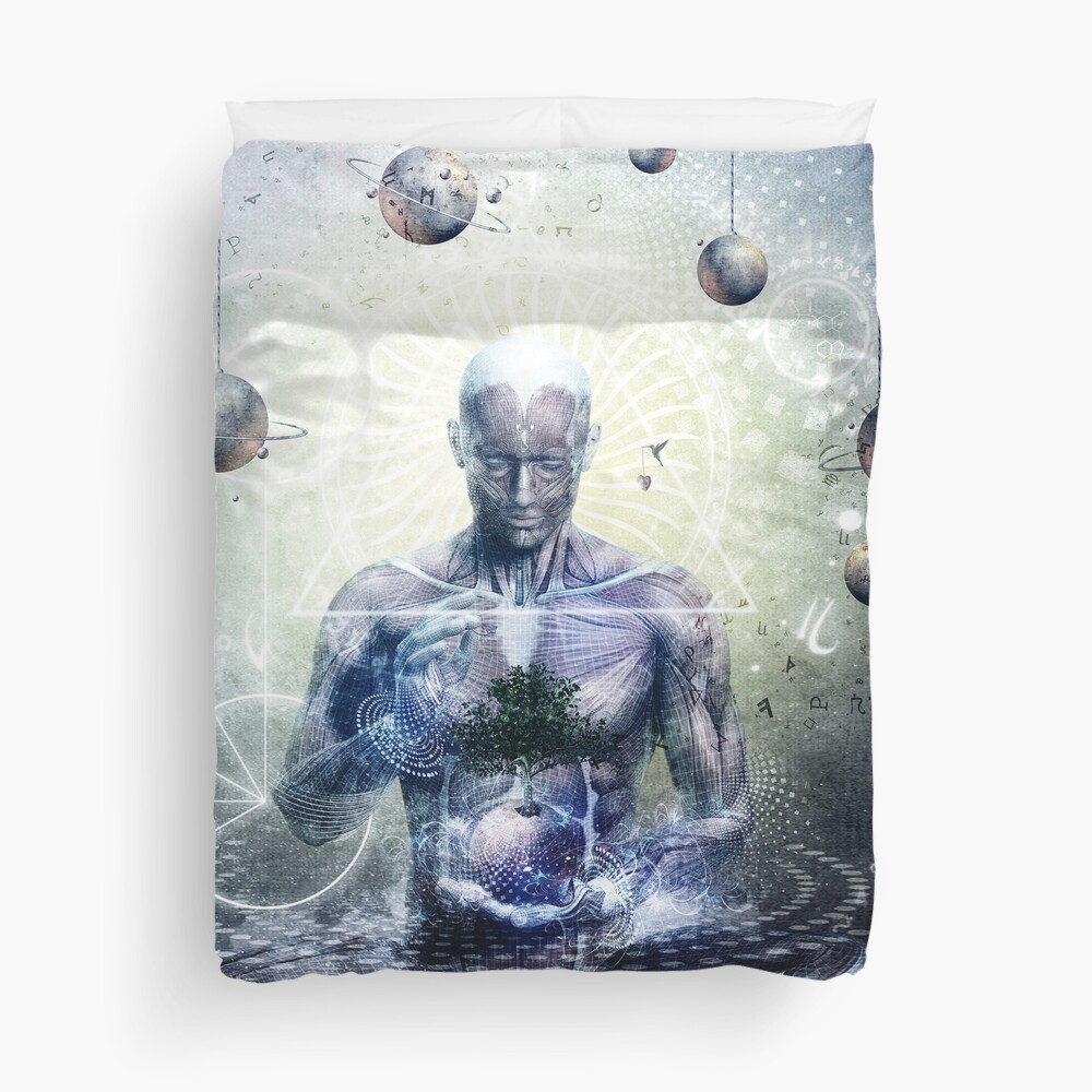 Experience So Lucid, Discovery So Clear Duvet Cover