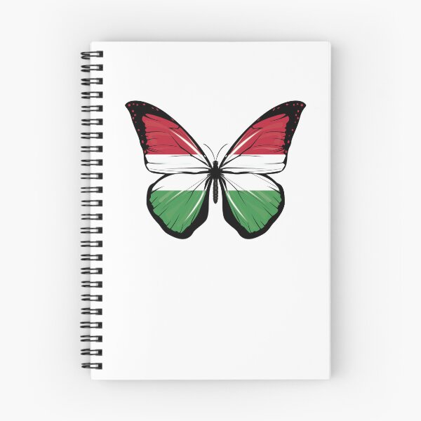 Item preview, Hungarian Flag Butterfly – Magyar Colors Patriotic Butterfly Design designed and sold by EmeraldeaDesign.