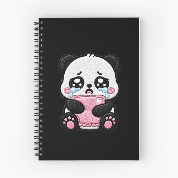 Item preview, Crybaby Panda Embroidery Patch Cute Kawaii designed and sold by ColorSplash123.