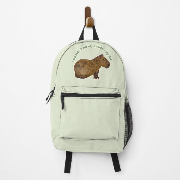 Item preview, I came, I saw, I side-eyed Coconut the Capybara designed and sold by Blackberries & Moss.