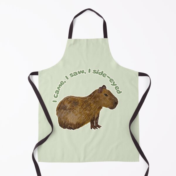 Item preview, I came, I saw, I side-eyed Coconut the Capybara designed and sold by Blackberries & Moss.