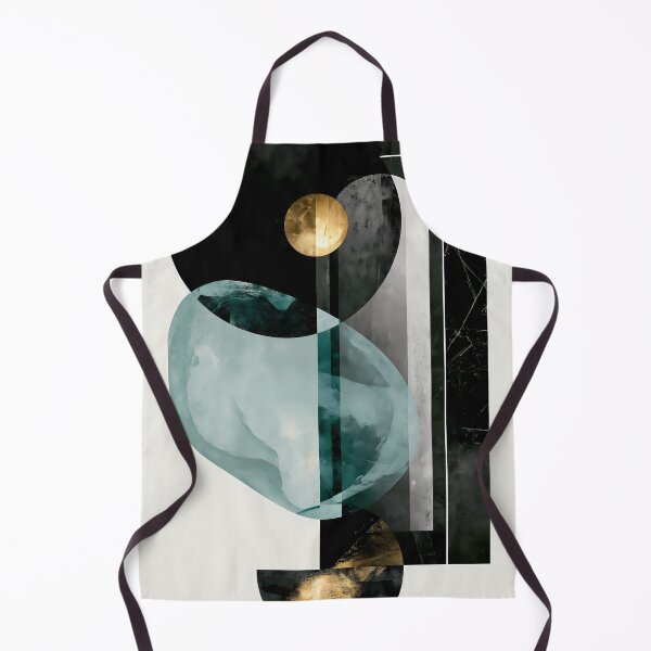 Item preview, Minimalist black and gold abstraction designed and sold by CosmicGlyph.