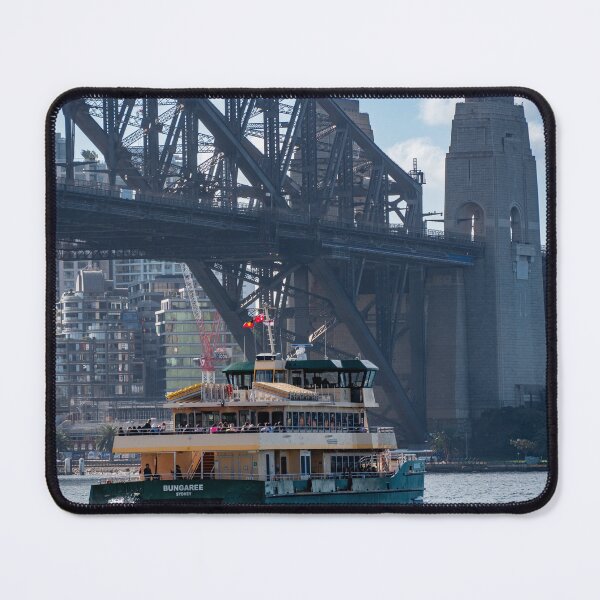 Item preview, Sydney Ferry Under the Bridge - Sydney Harbour Transit | Iconic Australian Maritime Art designed and sold by Ross.A.Campbell.